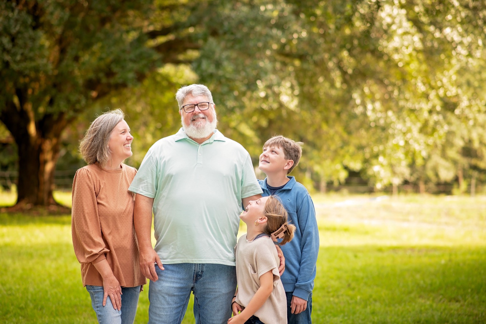 Michael Parker with his family in Berkeley County